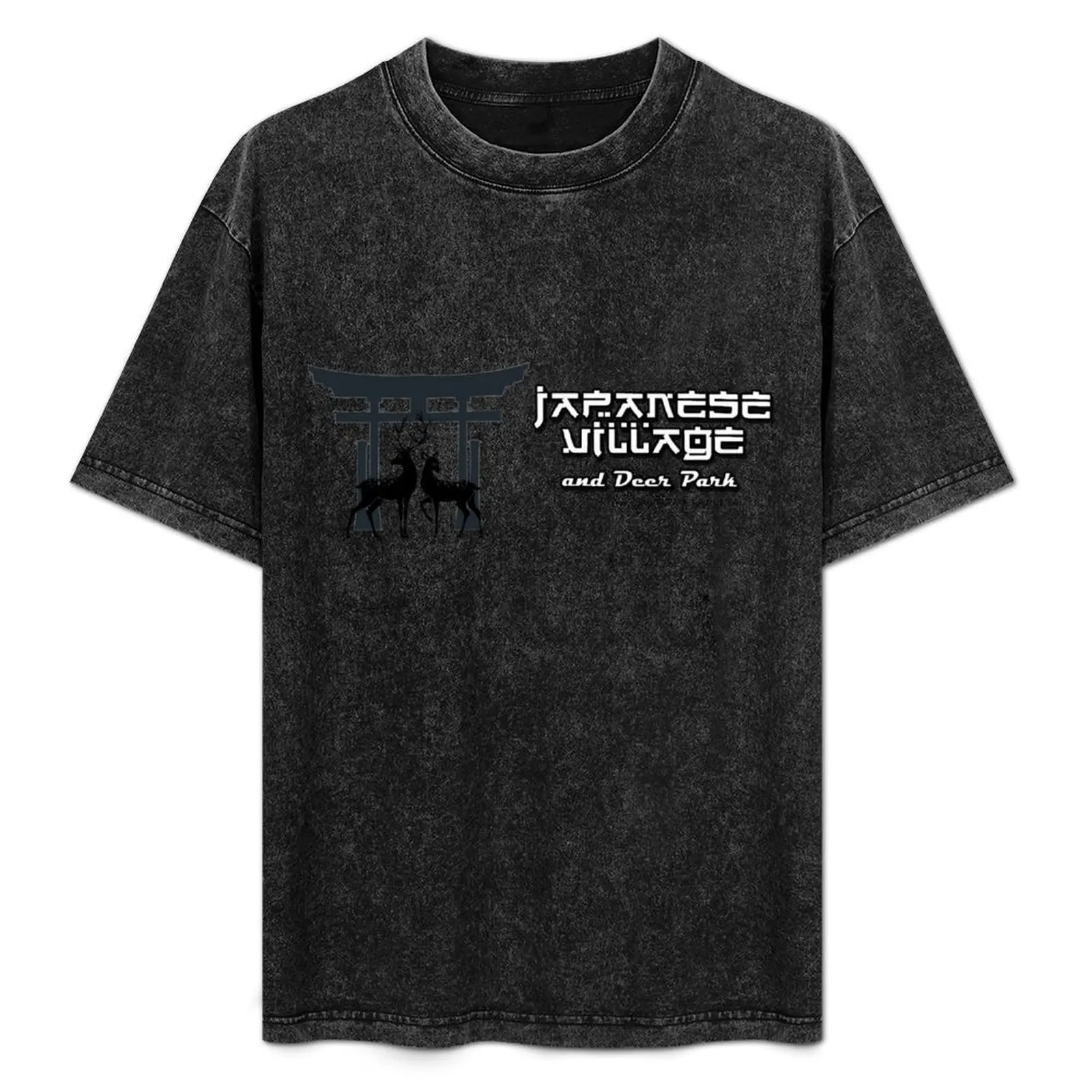 

Japanese Village and Deer Park T-Shirt Labor Work Casual T-Shirt