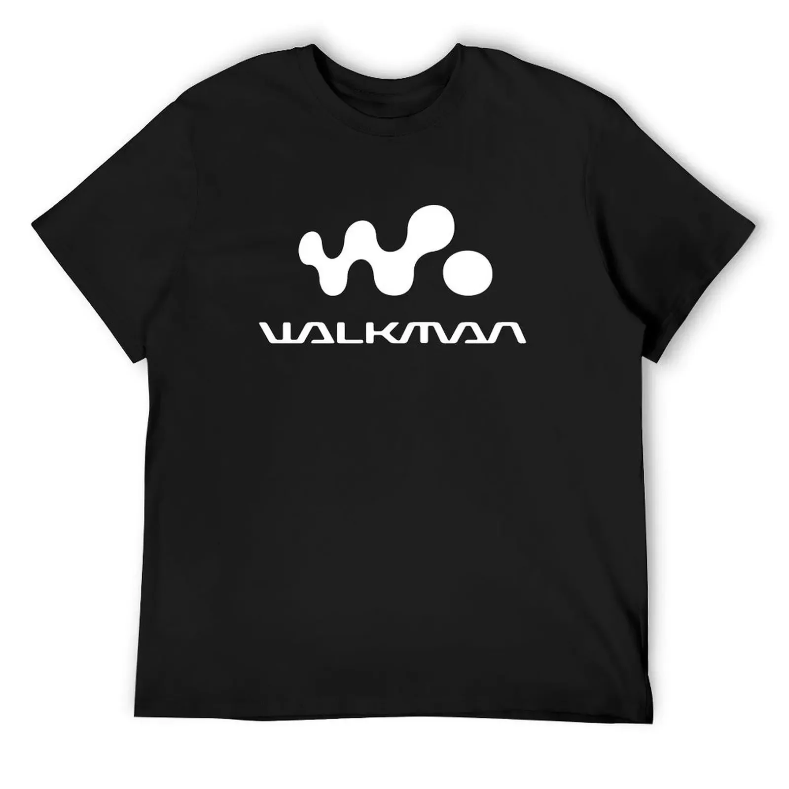

Walkman Logo 90s T-Shirt quick drying clothes summer shirt luxury designer cotton t shirt men