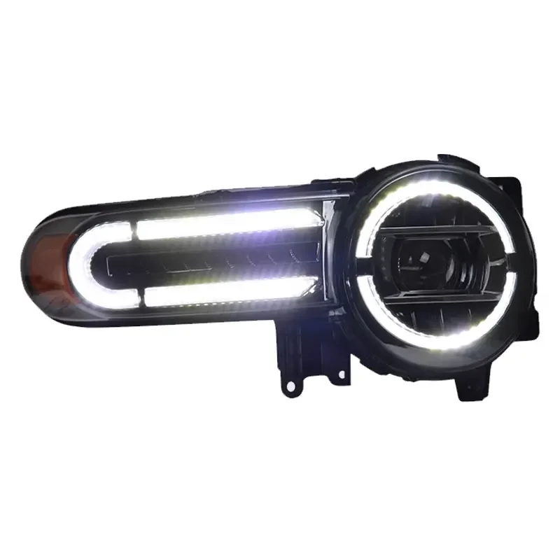 Car Lights for TOYOTA FJ Cruiser 07-20 LED Car Head Lights Plug and Play with DRL H/L Projector Lens Car Front Bumper Head Light