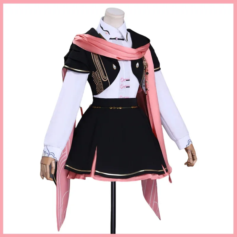 لعبة دموع ثيميس البطلة ملكة جمال المحامي تأثيري حلي نبضات القلب لعنة معطف أسود تنورة موحدة امرأة Kawaii Car8;c'4,t;6.j'2;