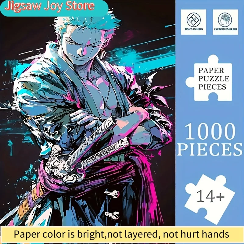 

Пазл с аниме-постером - сложная головоломка для взрослых и всей семьи, средняя сложность, прочная конструкция, подарок для любителей аниме.