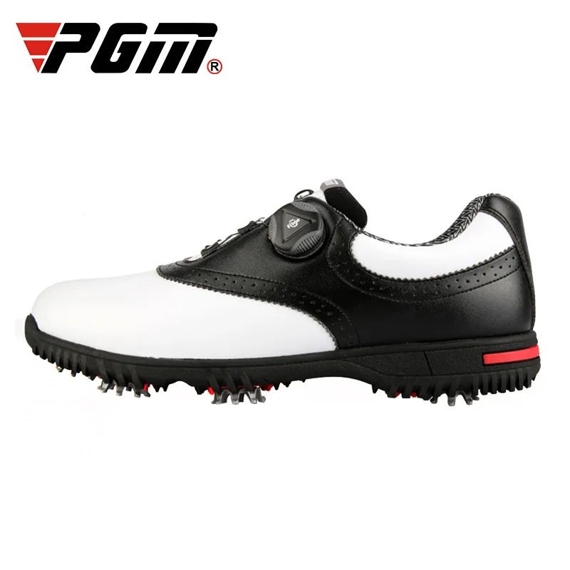 PGM Men Golf Shoes Spring Summer Waterproof Non-Slip Sport Microfiber Leather Shoes Sneaker Comfortable Walking Golfing Footwear