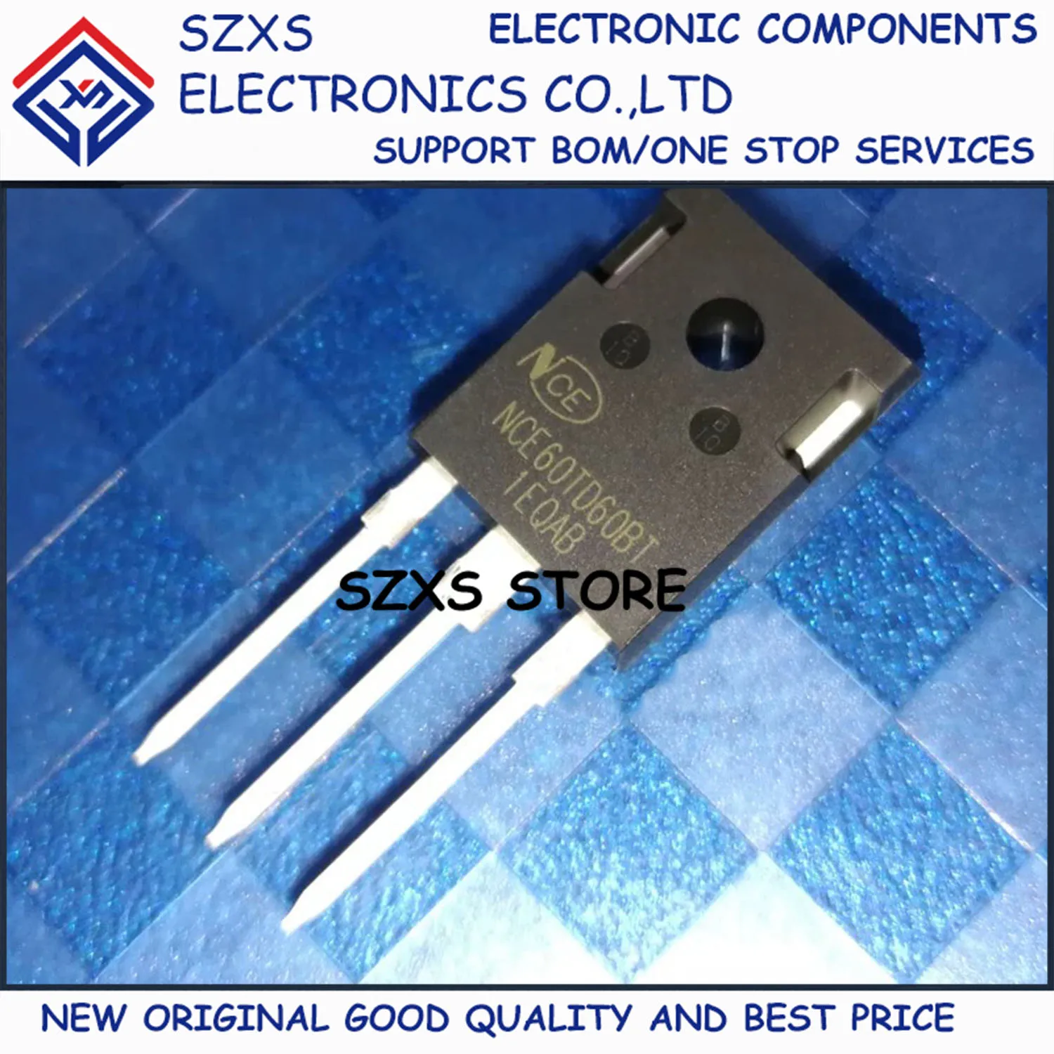 

New Original 10Pcs NCE60TD60BT TO-247 600V 60A IGBT Field Effect Transistor In Stock Electronic Components Good Quality