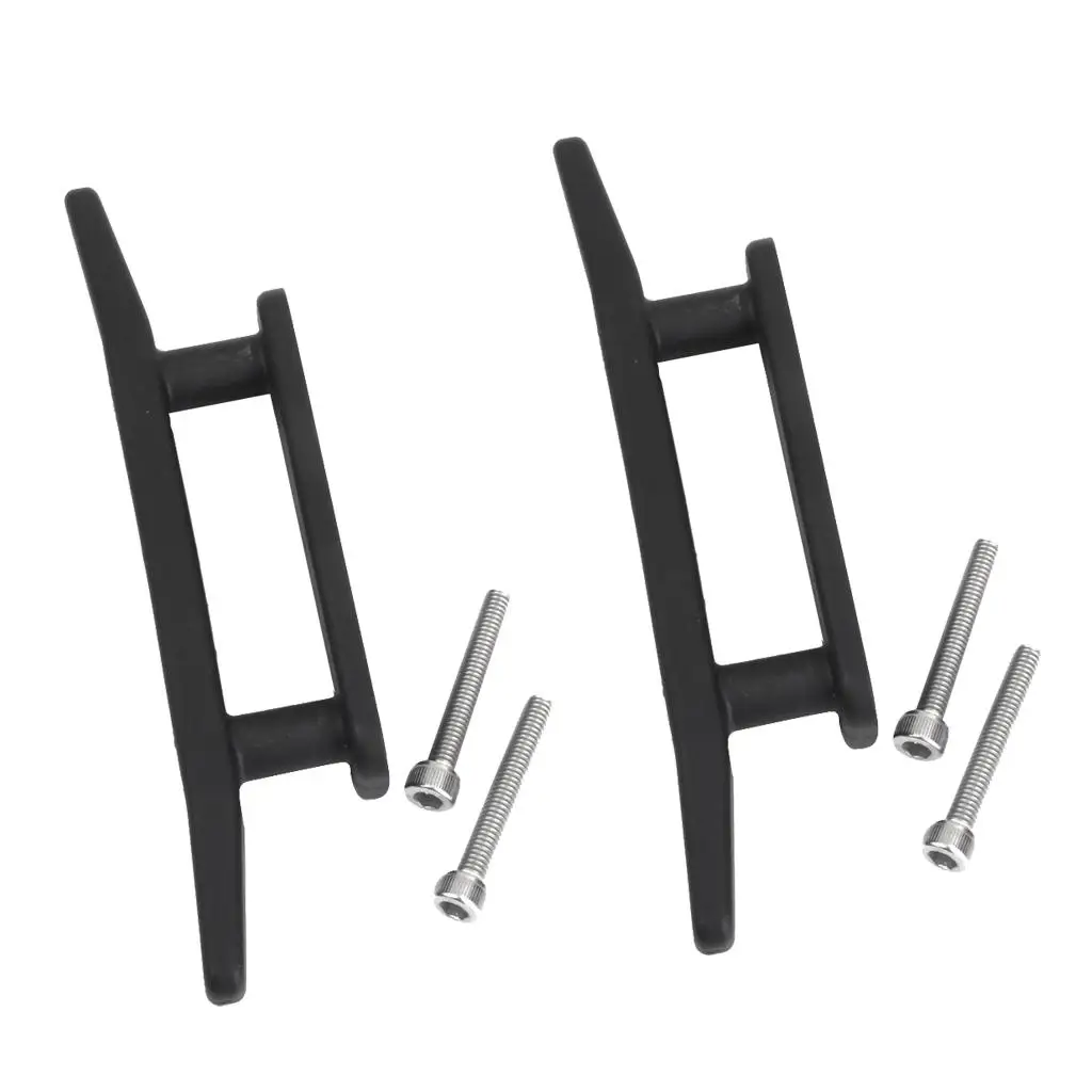 Robuste Bootsklampe aus Nylon, schwarz, sechs Zoll Dockklampe, Ankerseilhalter für die Einrichtung von Bootsdecken