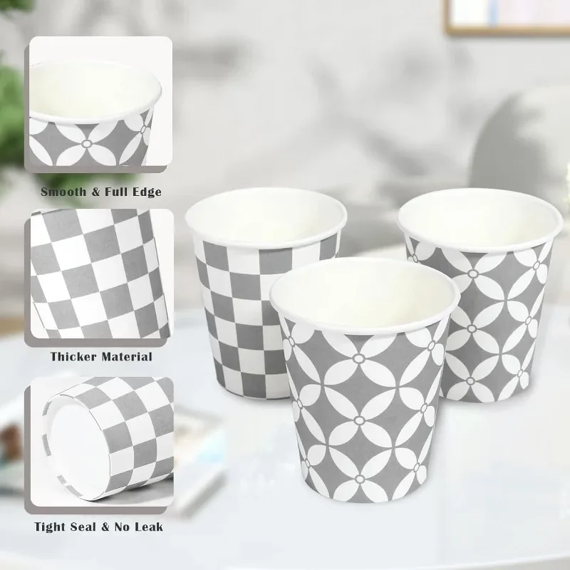 

Disposable paper cups, small mouthwash cups for bathrooms, thick and sturdy snack cups for daily use