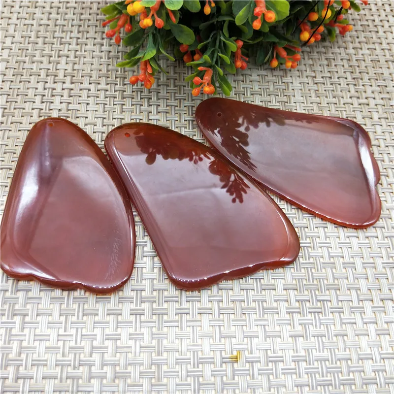 Mei Yuyuan Jade Ware Nanyang Factory Wholesale Natural Agate Jade Back Face Facial Body Beauty Scrapping Plate