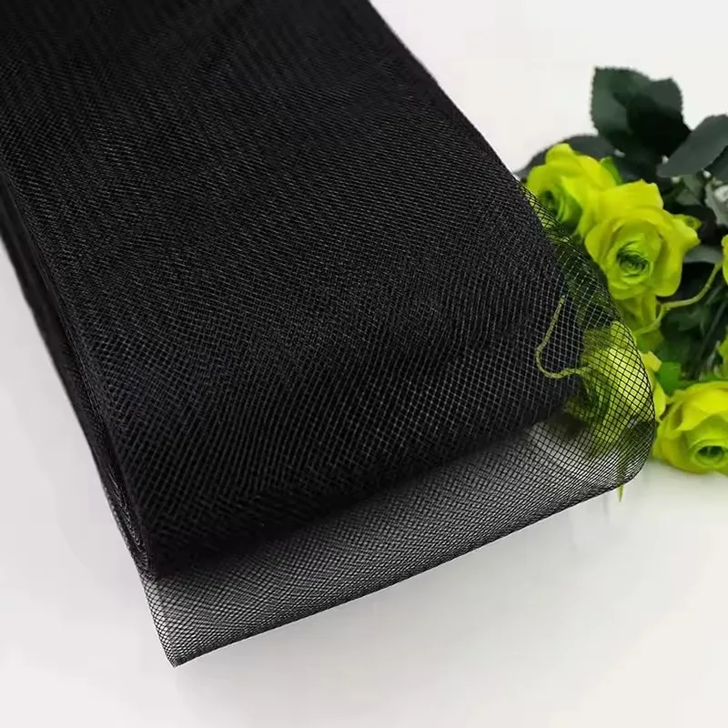 Horsehair Mesh Braid Polyester Stiff Trim Ribbon DIY Sewing Boning Material For Wedding Dress Skirts Millinery Accessories