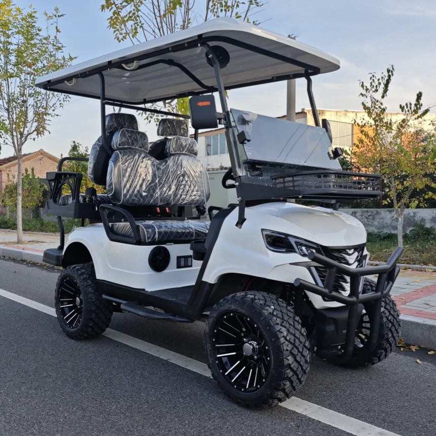 Factory CE New Export Golf Course Club High NewTech New Energy Electric Golf Cart Scenic Sightseeing Car