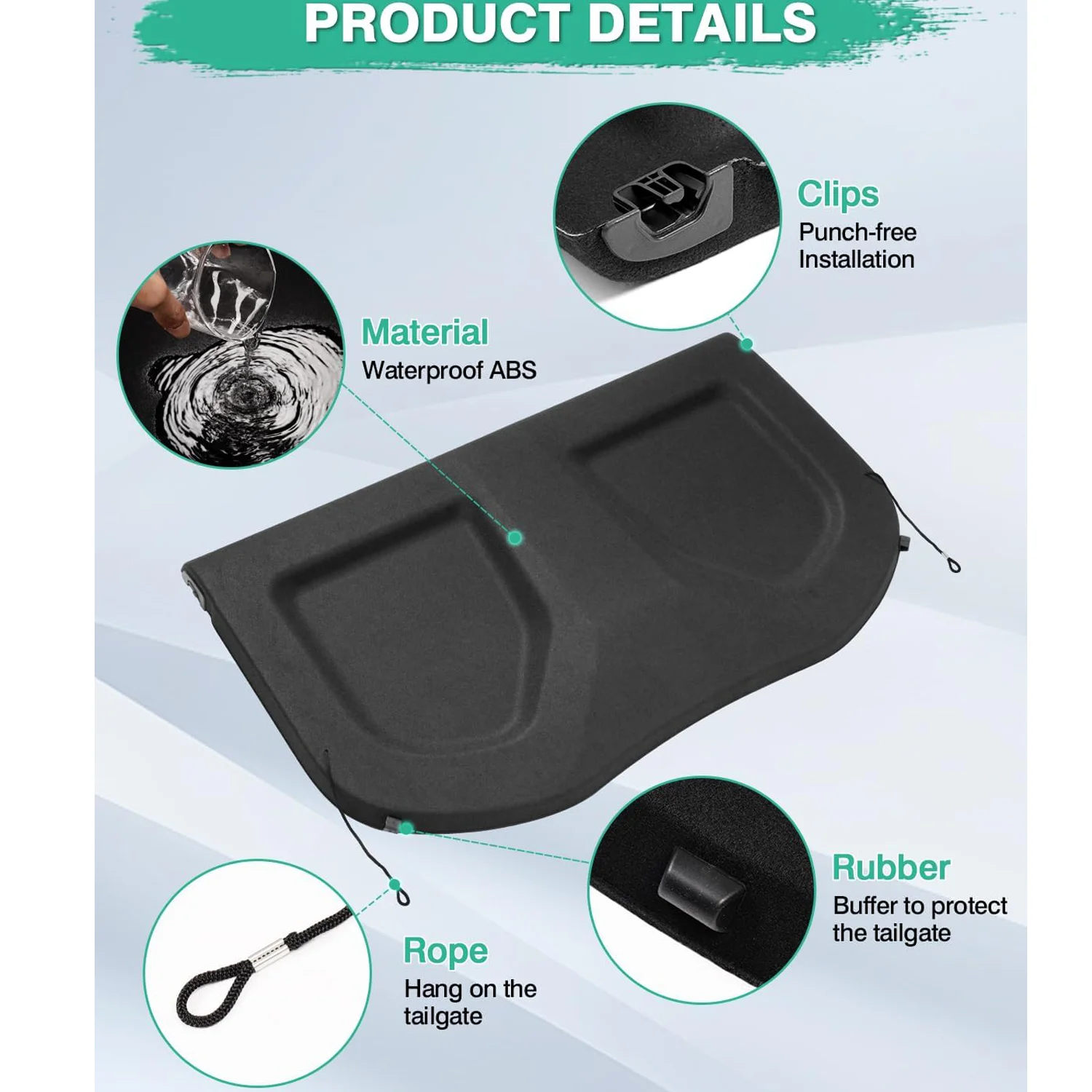 

Trunk Partition Board Suitable for Toyota Chr 2018 2019 2020 2021 2022 Models, Privacy Screen.