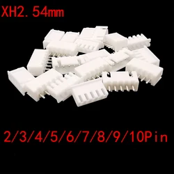 100Pcs JST XH 2.54 2.54mm 2P 3P 4P 5P 6P 7P 8P 9P 10 Pin Male Female Plastic Housing Crimp Terminal Connector