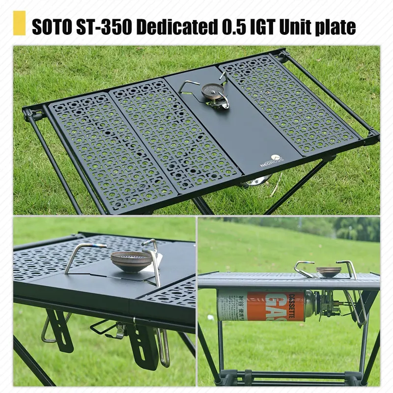 

Для SOTO ST-350 портативный стол для кемпинга и пикника, складная пластина 0,5, газовая плита, стол, аксессуары для плиты-паука, приготовление пищи на открытом воздухе