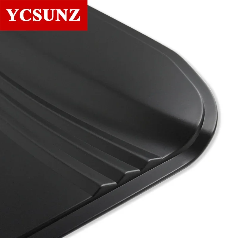 ABS Matte Black Fuel Tank Cover For Nissan Navara Np300 D23 2021 2022 2023 4WD Double Cabin Car Accessories YCSUNZ