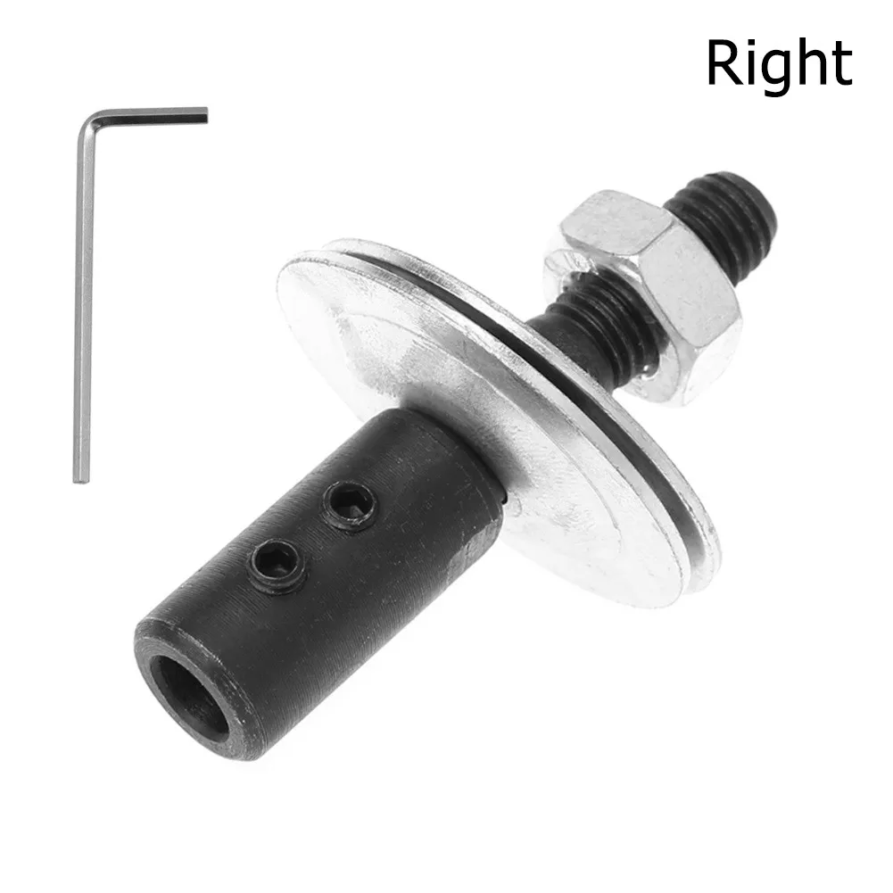 Grinder Spindle Adapter Left/ Right Shaft Steel For Grinding Polishing Shaft Motor Bench Grinder Durable Grinder Accessories