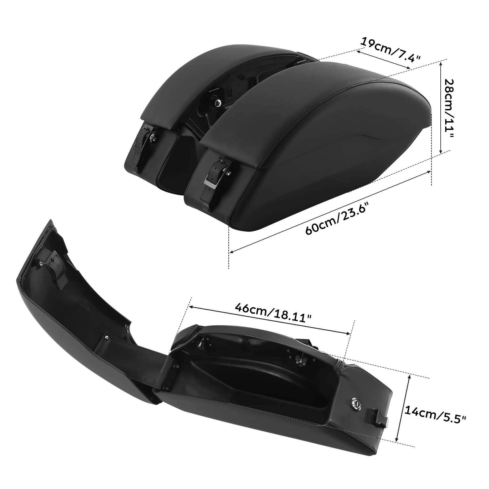 Quick Release Saddlebags Fit For Indian Scout 2015-2024 Scout Sixty 2016-2024 Motorcycle Accessories