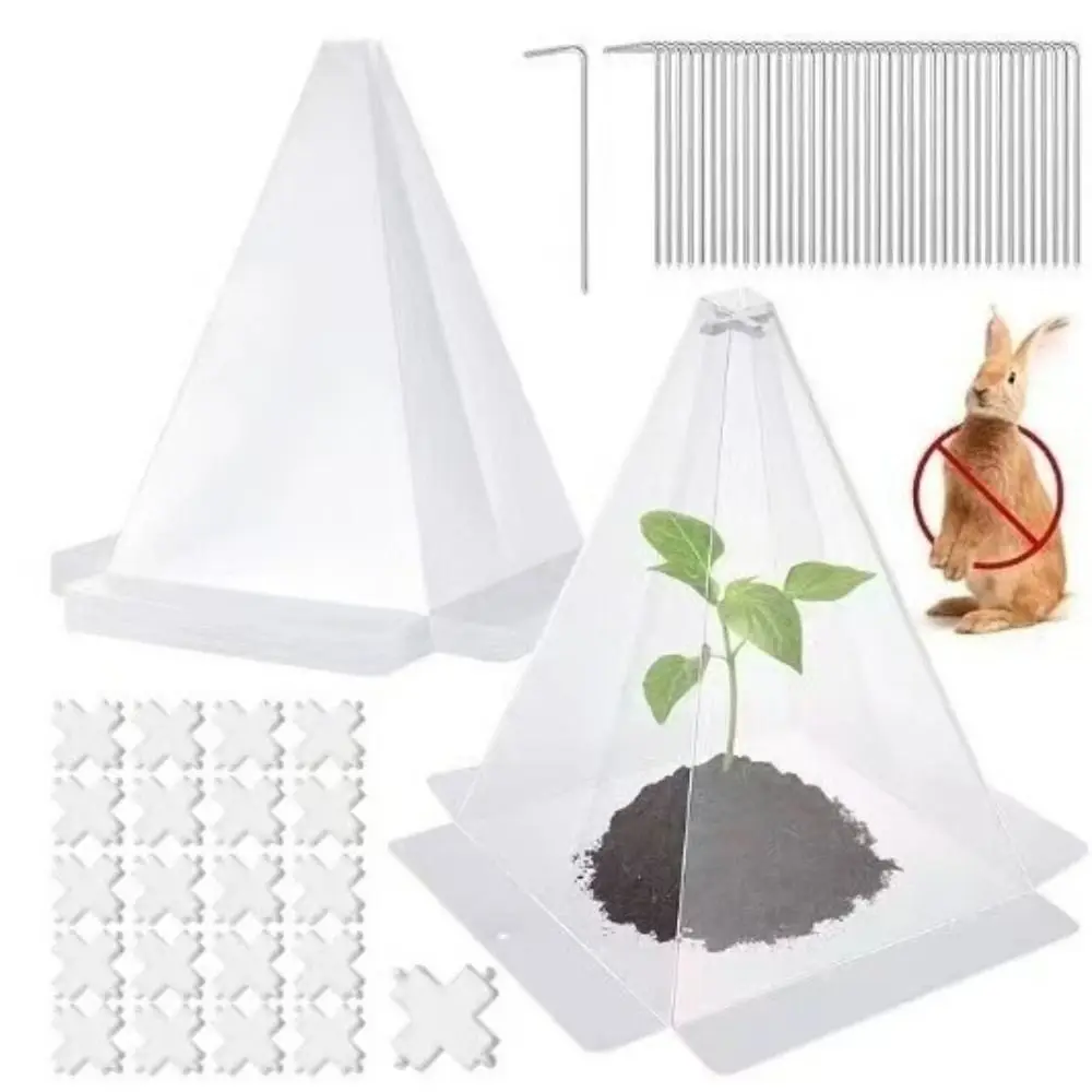 غطاء حماية نباتي شفاف، نباتات قابلة لإعادة الاستخدام، غطاء عازل حراري قابل للطي ومقاوم للطقس #2