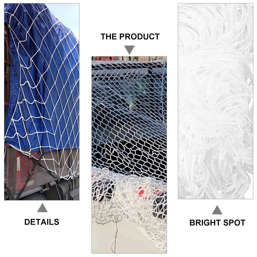 

1 шт. Прочная регулируемая сетка для прицепов, сетчатое покрытие для тяжелых грузов, универсальная для всех прицепов, для безопасной перевозки малых и больших грузов, универсальный размер