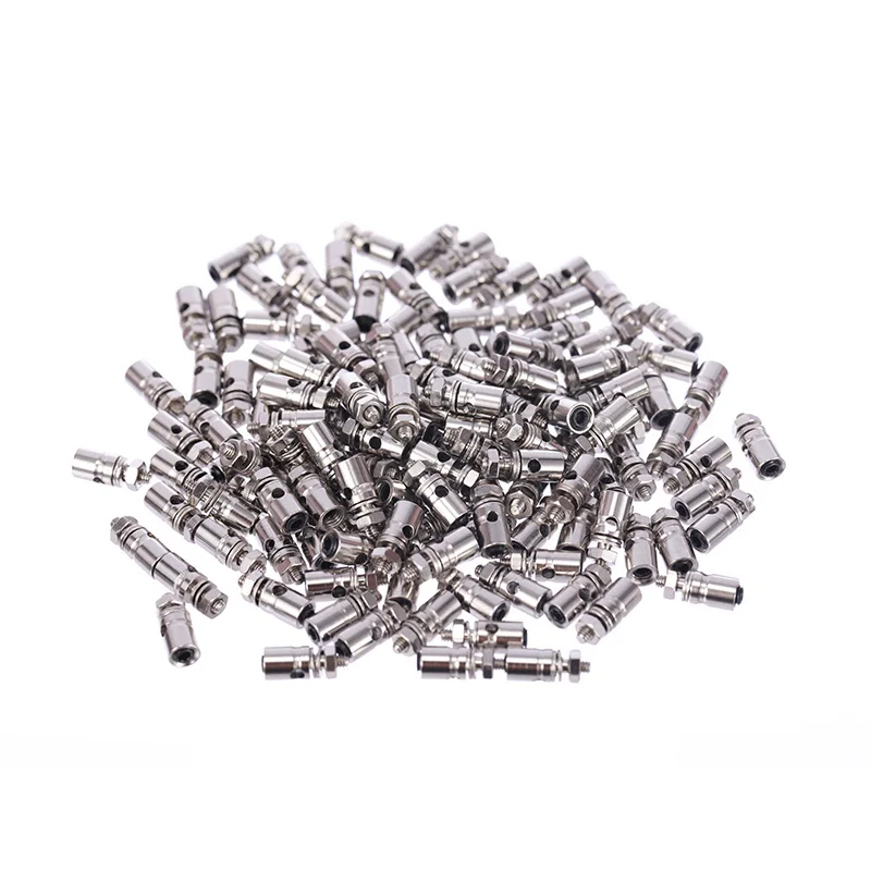 Bouchon de liaison de tige de poussée de bateau d'avion RC, connecteurs Servo, diamètre réglable 3.1mm/2.1mm/1.8mm/1.3mm, hélicoptère bateau Rc 10 pièces