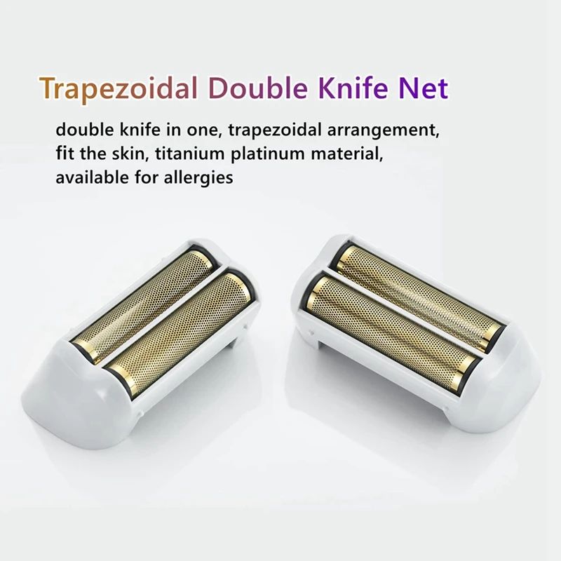 2 Pack Pro Rasierer Ersatz Folie Und Schneider Für Andis 17150(TS-1) Rasierer Profoil Lithium-Ersatz