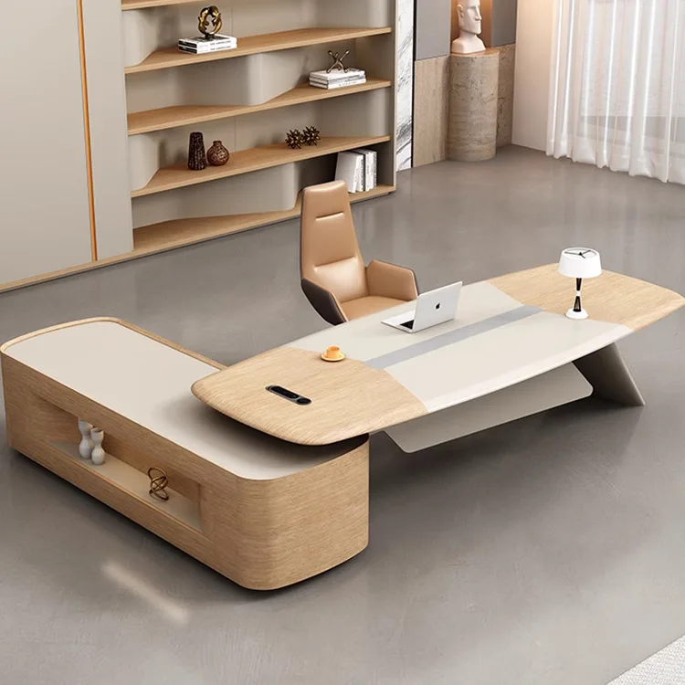 Cx simple modern class desk light luxury high sense chairperson manager office desk