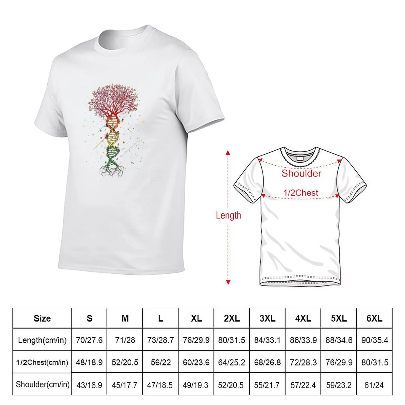 DNA Tree Life Genetics Biologist Science Earth Day Gift T-Shirt boys animal print anime men clothings