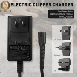 Professional Hair Clipper Power Adapter Supply Charger Europe American Plug For Wahl Trimmer Men's Electric Shaver Charger Fast