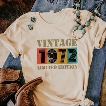 1972 만화 티셔츠, 소녀 만화 애니메이션 티셔츠, Y2K 의류, 여름
