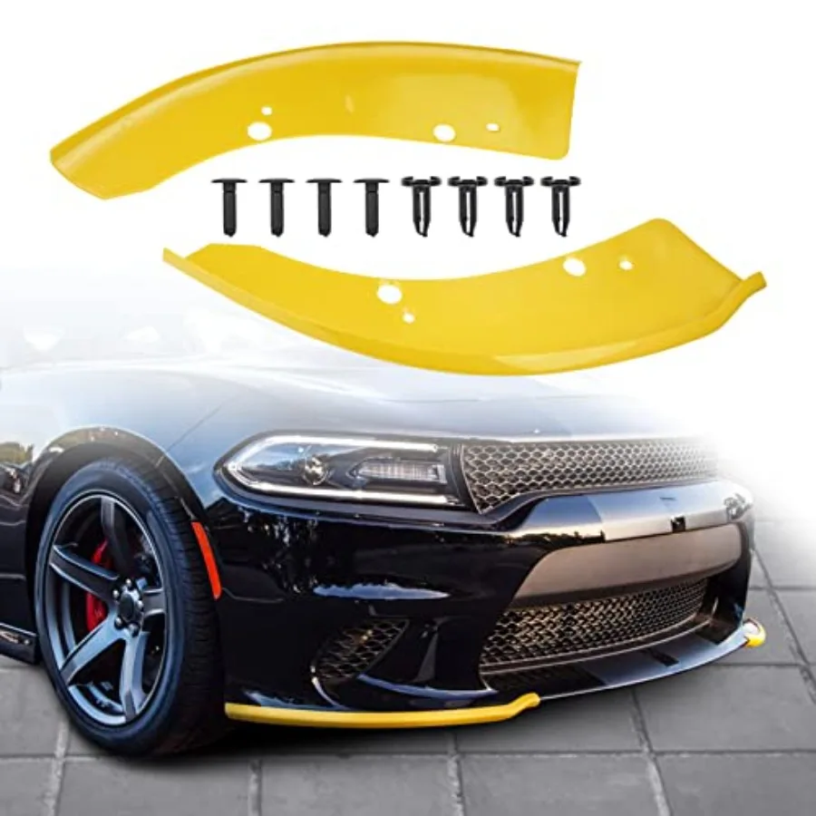 

Защитный сплиттер переднего бампера, совместимый с Dodge Charger SRT Hellcat/SRT 392/Scat Pack/RT Scat Pack/GT/RT 2015-2021 G