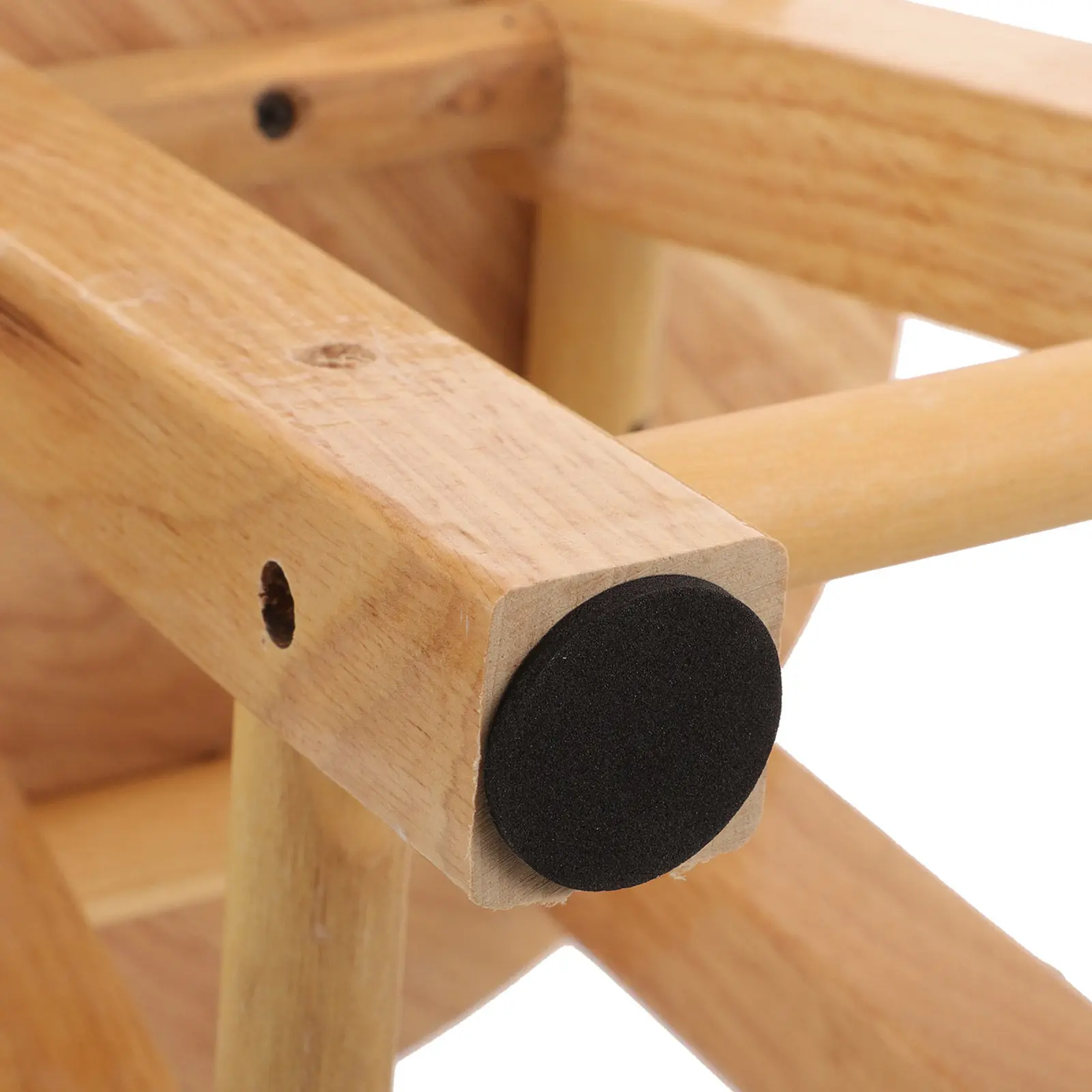 Sturdy Wooden Step Stool for Adults Small Low Height Footrest Shoe Changing Stool Living Room Desk Bathroom Dorm Use