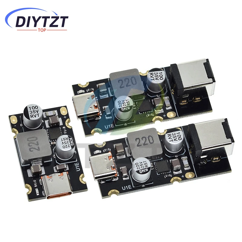 QC4.0 QC3.0 Tipo-C USB PD65W Modulo adattatore per telefono a ricarica rapida DC8-32V 3.25A 65W Modulo step down per Huawei SCP/FCP Apple PD