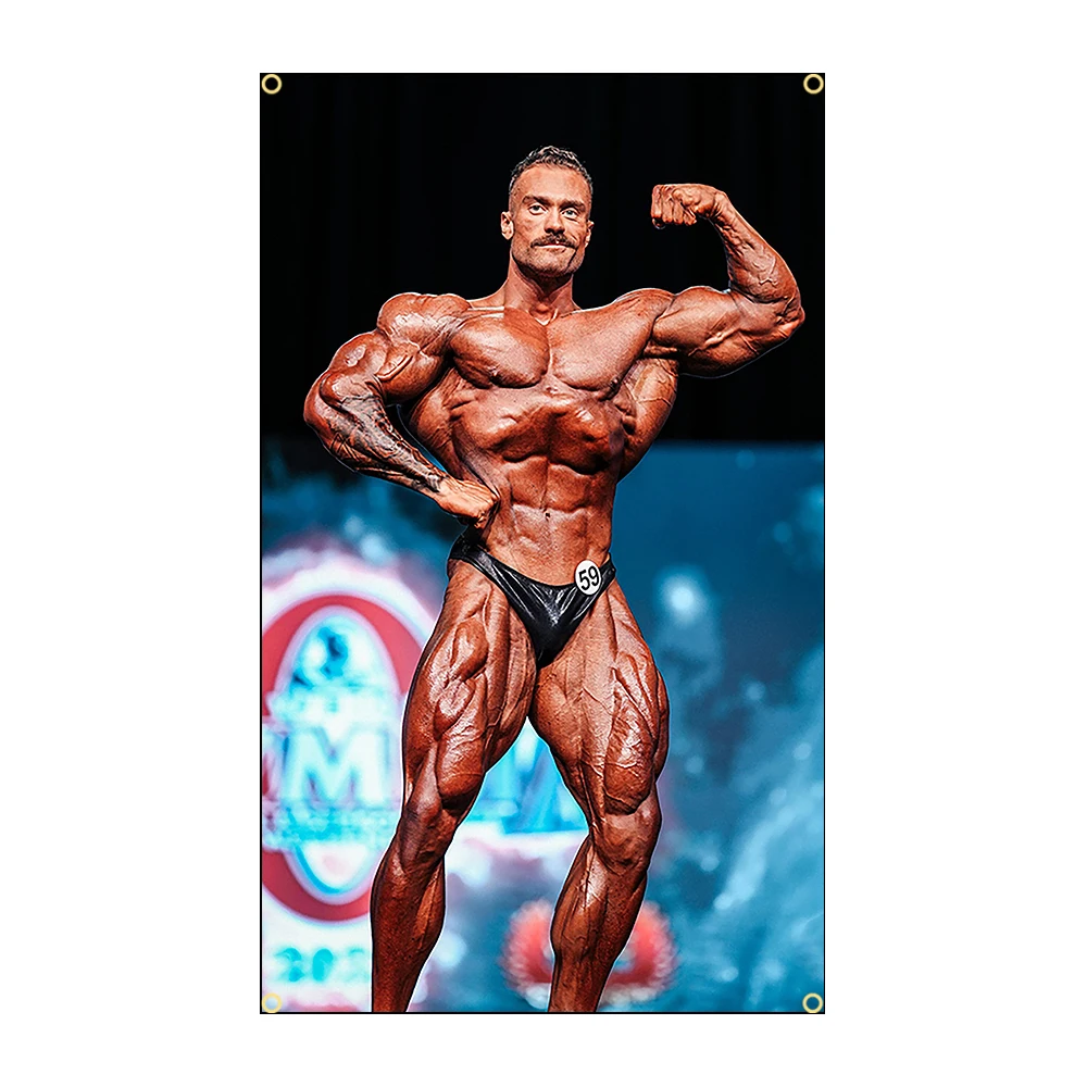 FLAGDOM 90X150CM Bodybuilding GYM Flag Boxing Fitness Decoration Poster Advertise Logo Sport Outdoor Club Banner