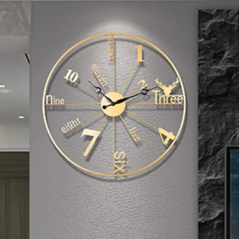 

Digital Wall Clock Silent Art Battery Clock Mechanism Luxury Bed Room Ev Dekarasyon Horloge Home Decoration Products