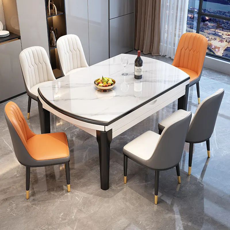 Luxury Modern Dining Table Coffee Kitchen Restaurant Chairs Gaming Lounge Dining Table Writing Nordic Muebles Home Furniture