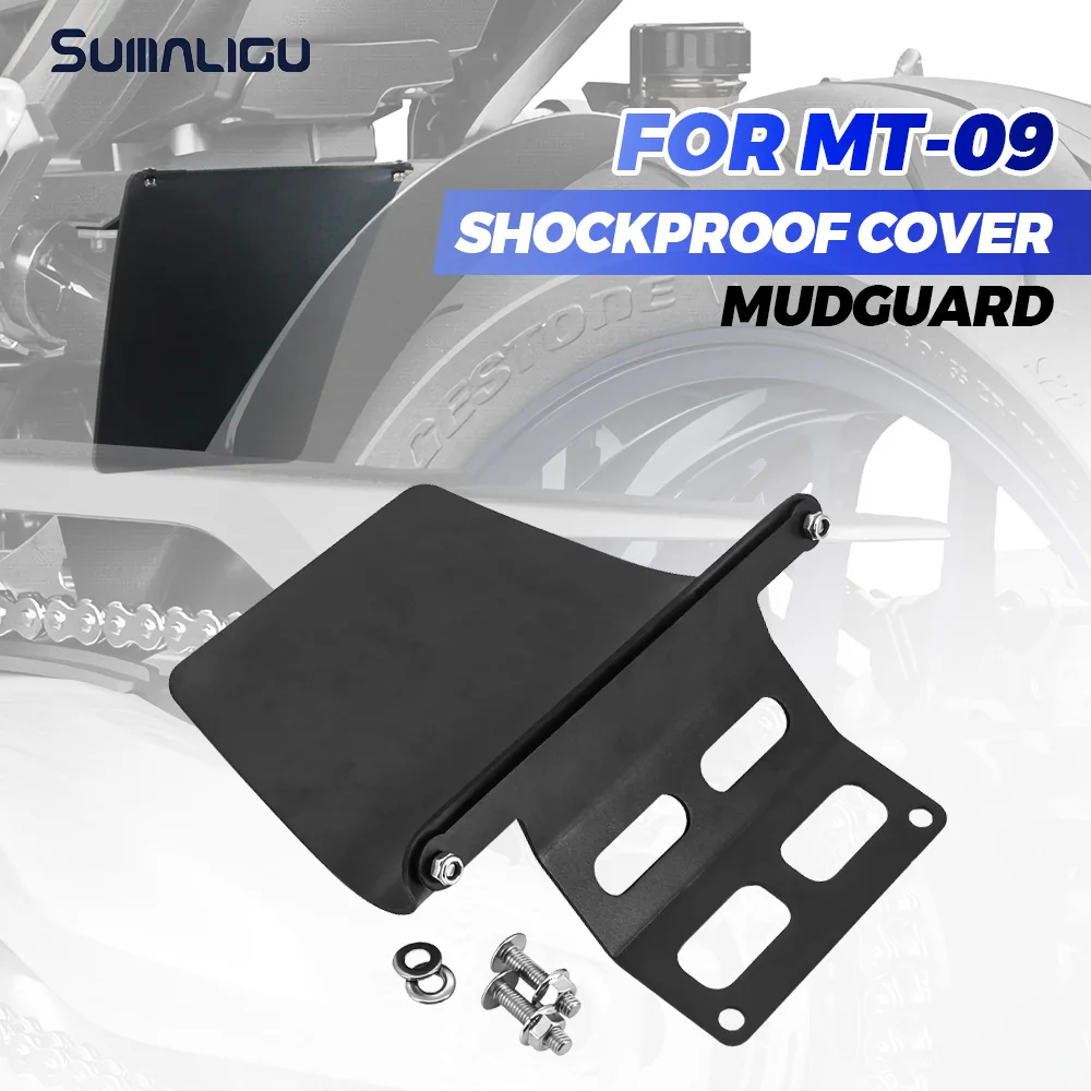 

For Yamaha MT-09 MT09 MT 09 SP 2021 2022-Motorcycle Accessories Shock Shield Shockproof Cover Fender Mudguard Rear Tire Hugger