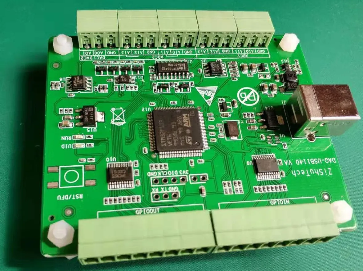 USB1141-I Data Voltage and Current Acquisition Card: 4-channel 16-bit ADC 0-20mA LabviewPythonC#