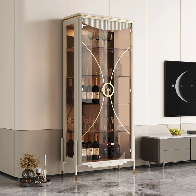 

Drinks Storage Display Cabinet Large Organizers Nordic Luxury Living Room Cabinets Apartments Szafki Do Salonu Furniture Home