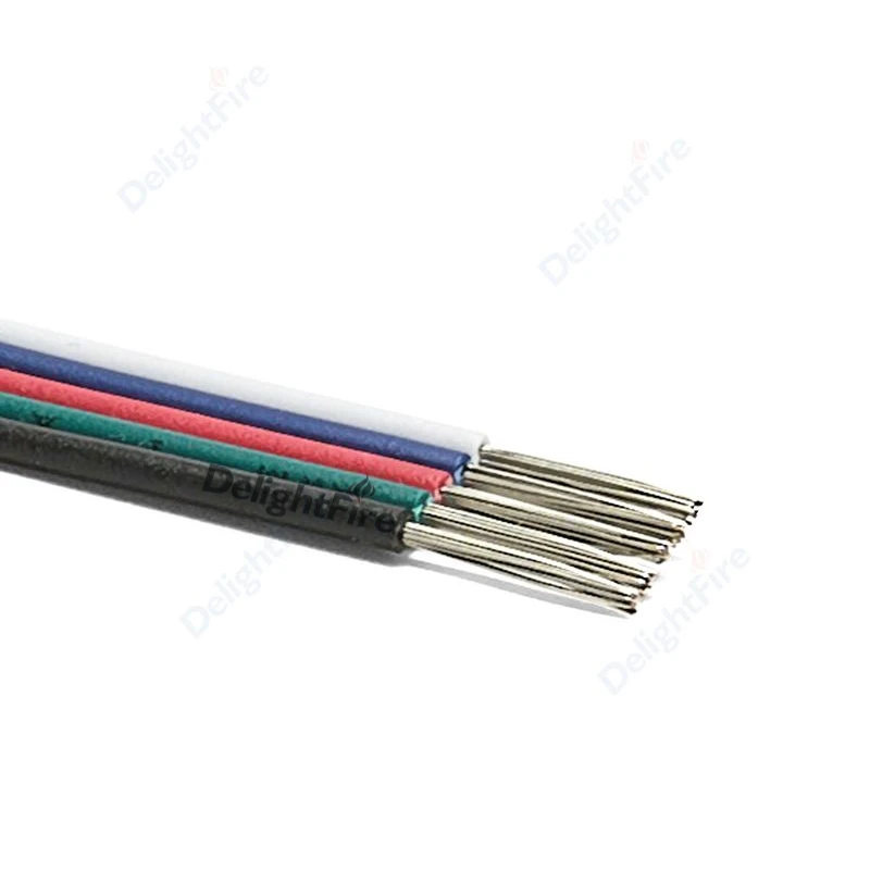 5-100 m LED Kabel 18 20 22AWG Aansluitdraad 6 5 3 2 4pin RGB Verlengkabel Voor LED Strip WS2812B Pixels Licht SM JST Connectors - afbeelding 1