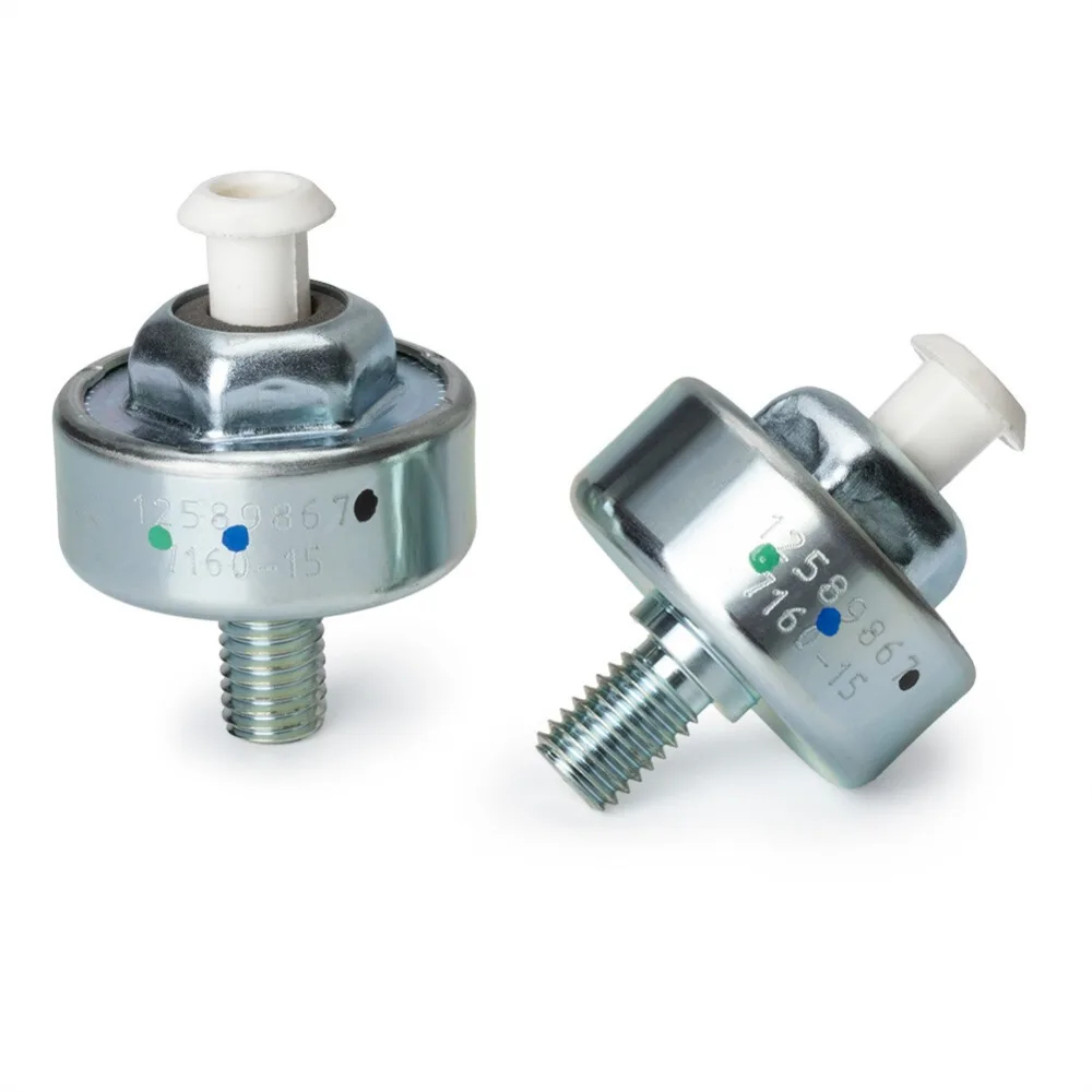 เซ็นเซอร์ตรวจจับการกระแทกคุณภาพสูง ใหม่ สำหรับ 12601822 12589867 พร้อมชุดสายไฟ สำหรับรถเชฟโรเลต จีเอ็มซี 1500 2500 แคดิลแลค ฮัมเมอร์ H2 เครื่องยนต์ 4.8/5.3/6.0 ลิตร