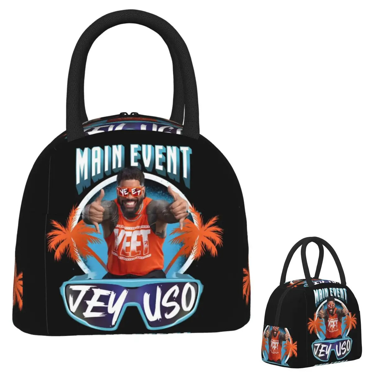 

Jey Uso Yeet Изолированная сумка для обеда для женщин и детей Портативные коробки для еды Термальный ланч-бокс Tote