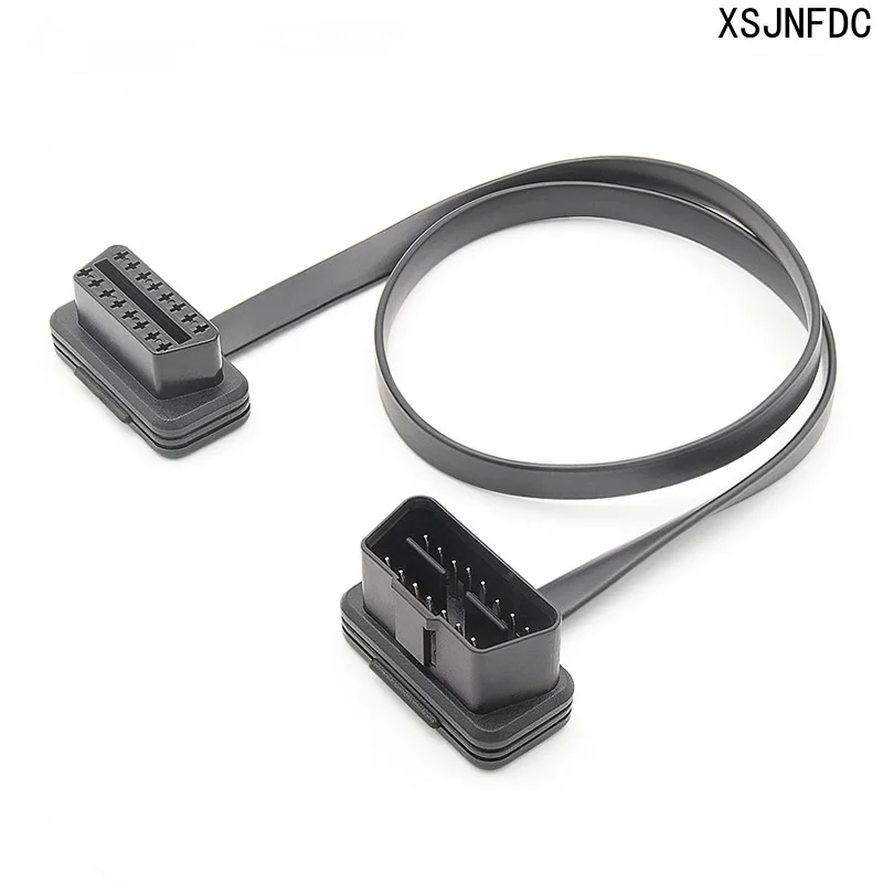 

OBD 8-core 16pin/needle Noodle Conversion Line Male And Female Elbow Obd2 Car Extension Line 60cm