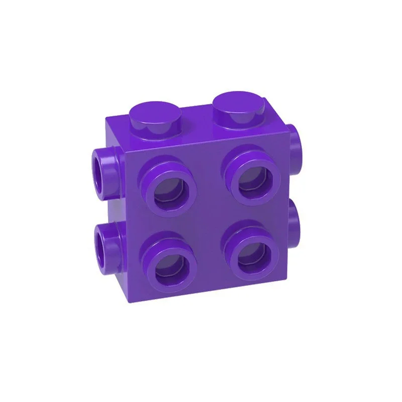 50 Stück 67329 Modifizierter 1x2x1 Baustein-Bausatz 2/3 mit Noppen an den Seiten, Partikel-Idee, Lehrreiches Spielzeug, Geburtstagsgeschenk für Kinder – Detail 4