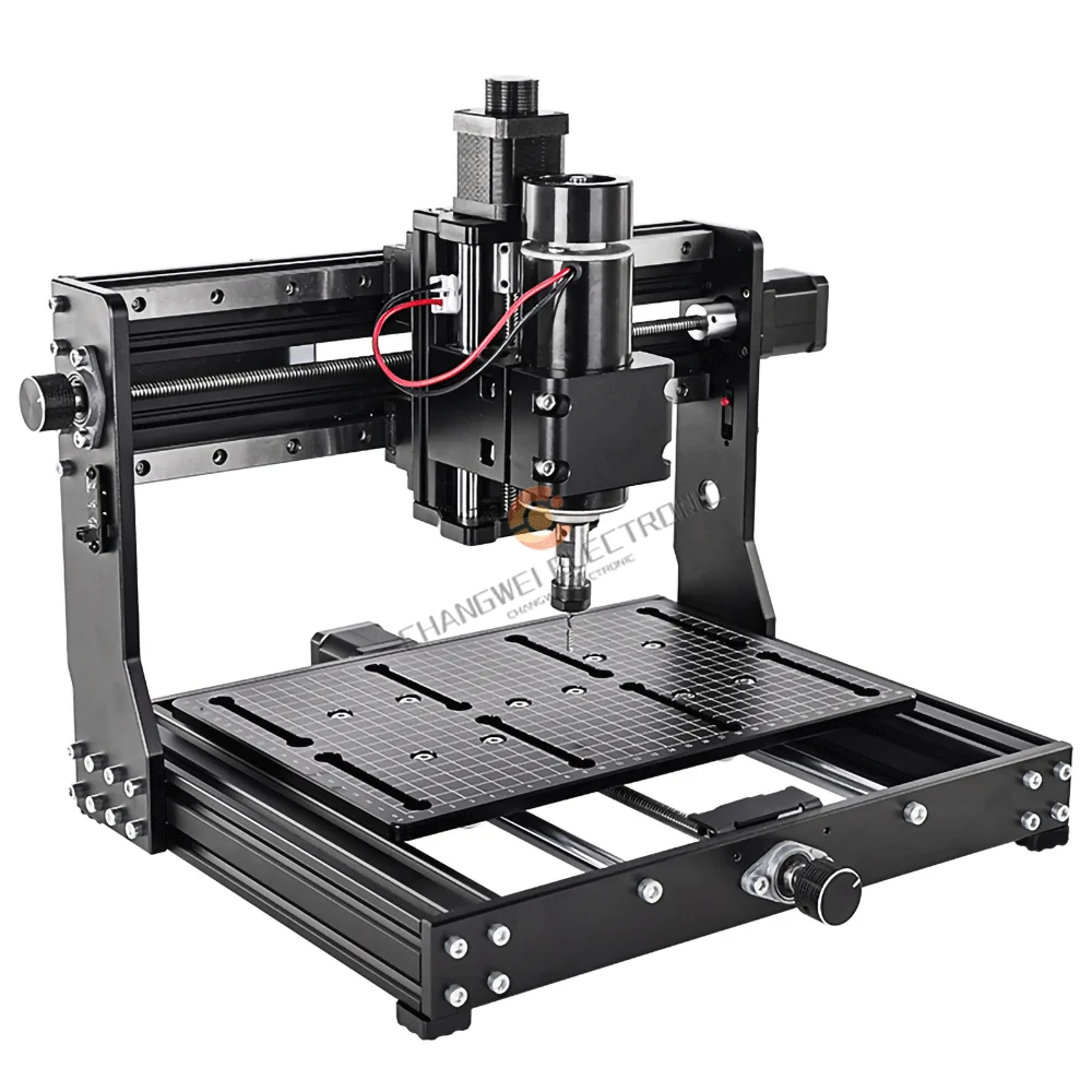 CNC 3020 Plus Router with 500W Spindle Motor,Sliding Rail Guide for Wood, Acrylic, Metal Cutting & Engraving, Laser Capabilities