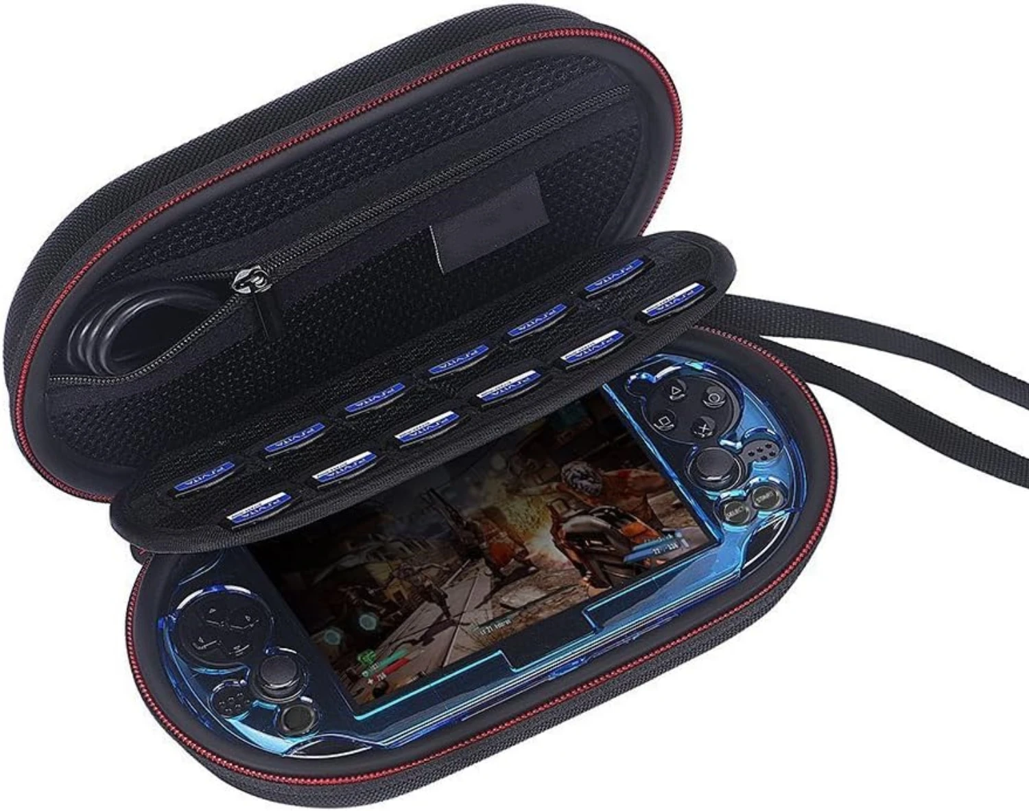 P100L Carrying Case Compatible with PS Vita 1000,  Travel Pouch Cover Zipper Bag for Sony PSVita 1000 2000 PSV 2000 Game Console