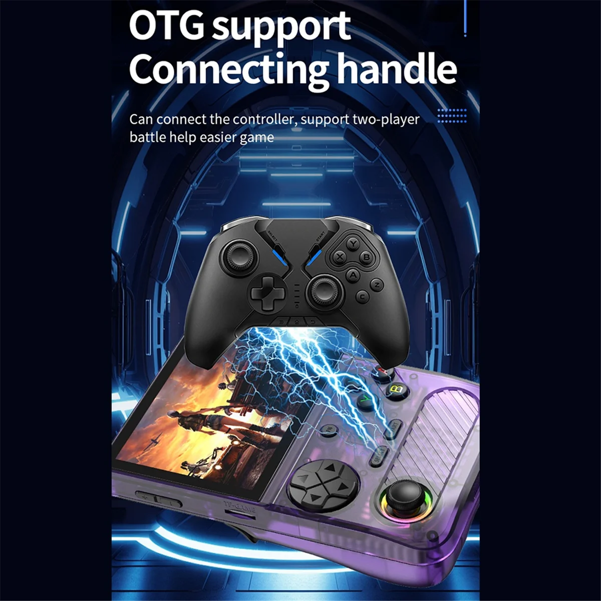 New K36S Retro Handheld Video Game Console 64GB 15000+ Games 3D Joystick Linux WiFi Game Player Up to 20+Emulator C