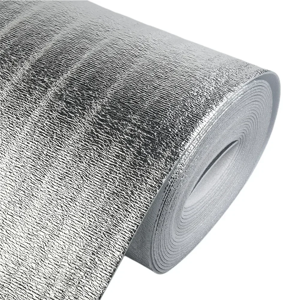 5/10m Radiator Reflective Film Wall Thermal Insulation Reflective Film Aluminum Foil Thermal Insulation Film Home Decoration