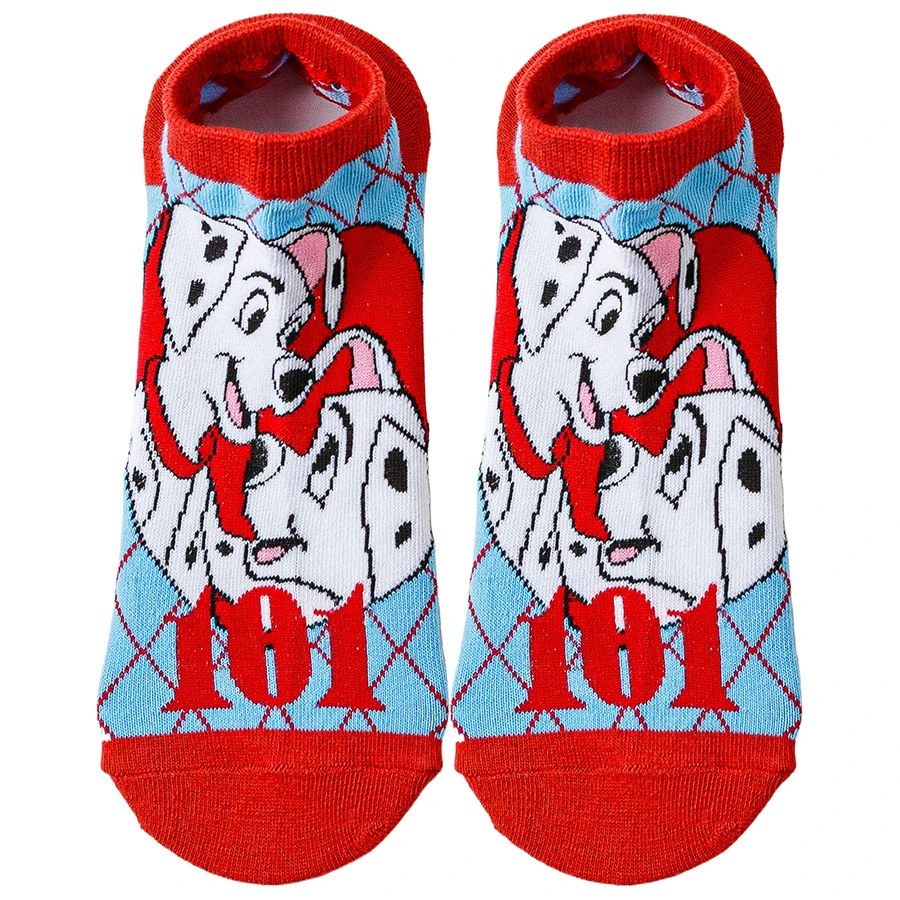 MINISO Disney Cartoon Anime Gamers Christmas Halloween Novelty Funny Happy Crazy Socks For Men Women Short Boat Calcetines