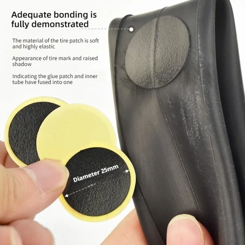 

30 20 10 шт. быстросохнущий комплект для ремонта велосипедных шин без клея заплатки для велосипедных трубок для шин для шоссейных и горных велосипедов