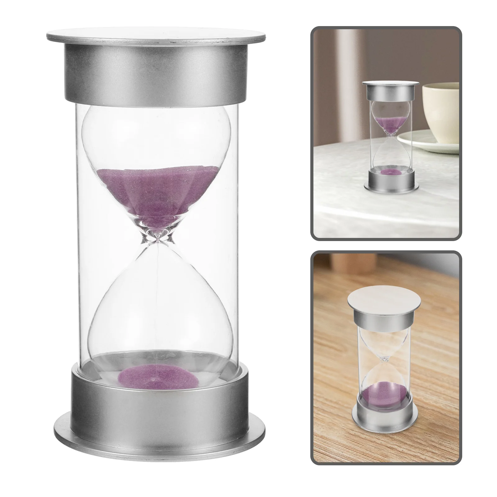 

2 Pcs Colored Hourglass Sand Timer 20 Minutes Kitchen Cooking Work Learning Sports Training Creative Birthday Gift Decorative