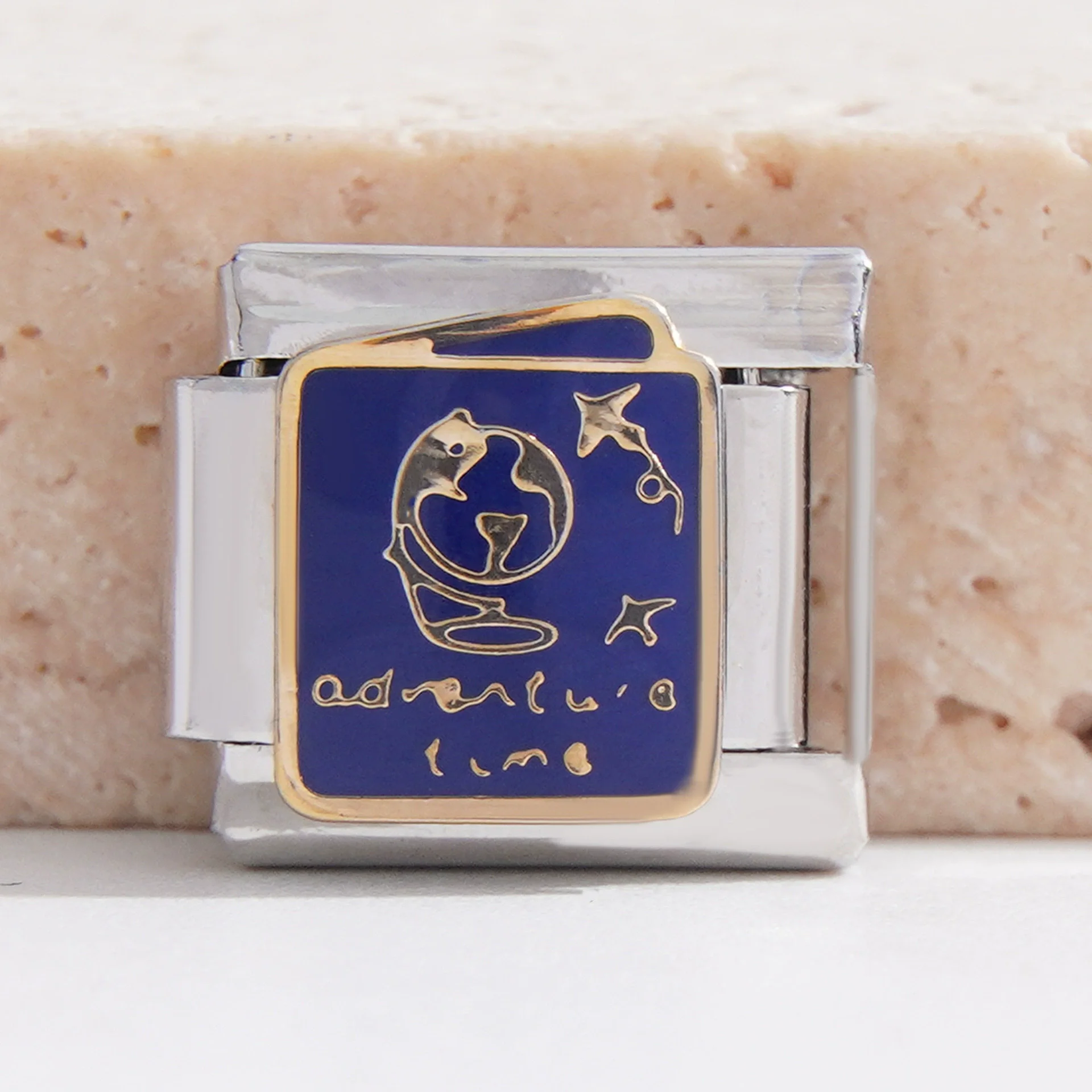 2025 ماجيك ستون كتاب سحر الروابط الإيطالية 9 مللي متر سوار الفولاذ المقاوم للصدأ للفتيات هدية عيد ميلاد DIY بها بنفسك المجوهرات بالجملة