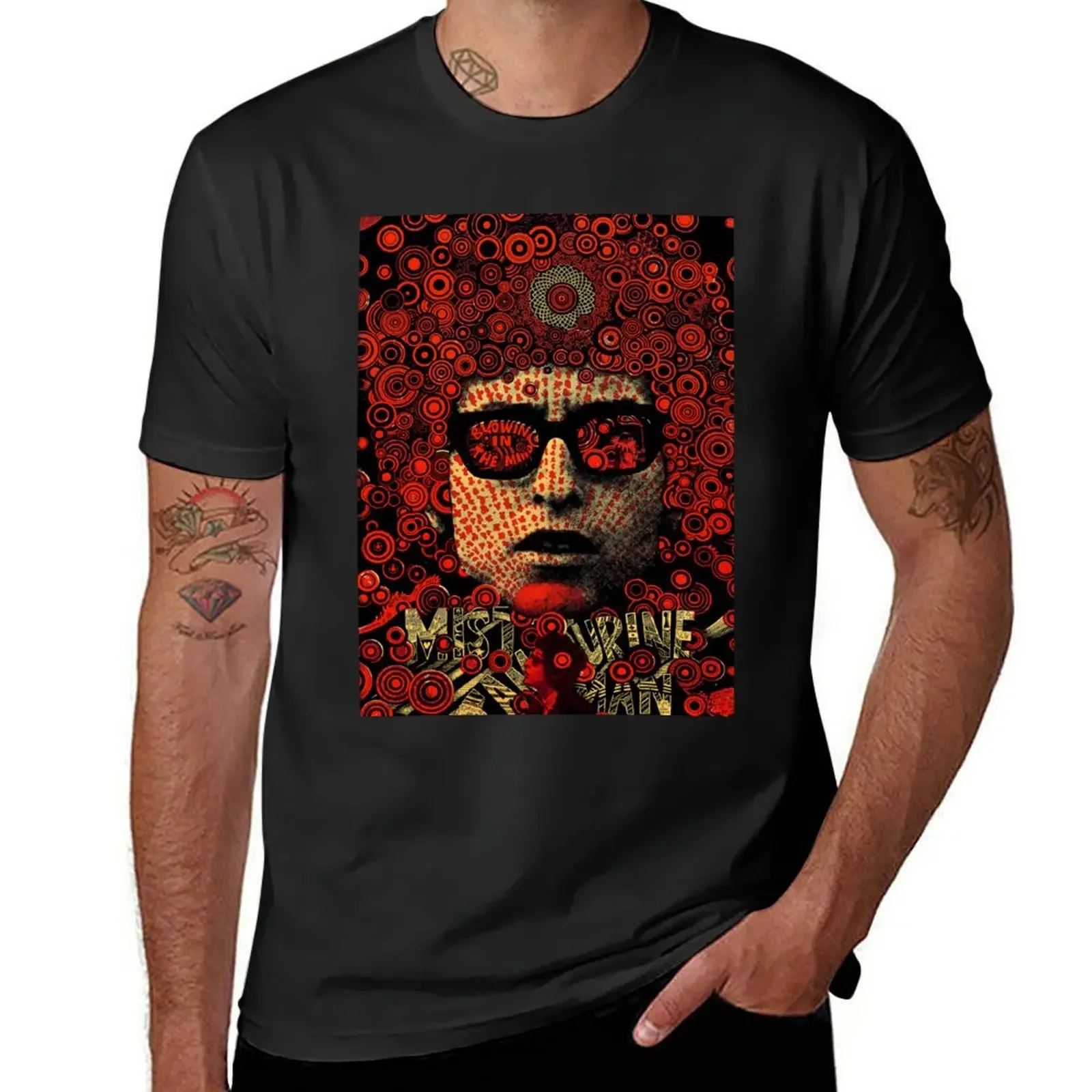 

Mr Tambourine man (HQ) T-Shirt funny shirt cotton heavyweights designer shirts anime Men's t-shirts