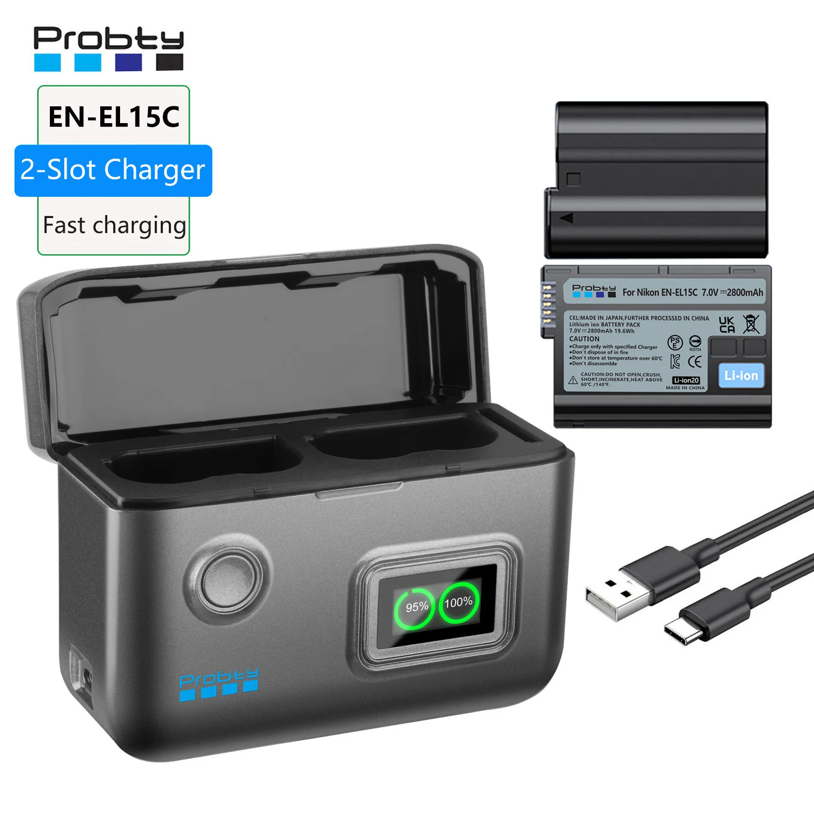 2800Mah EN-EL15C EN…